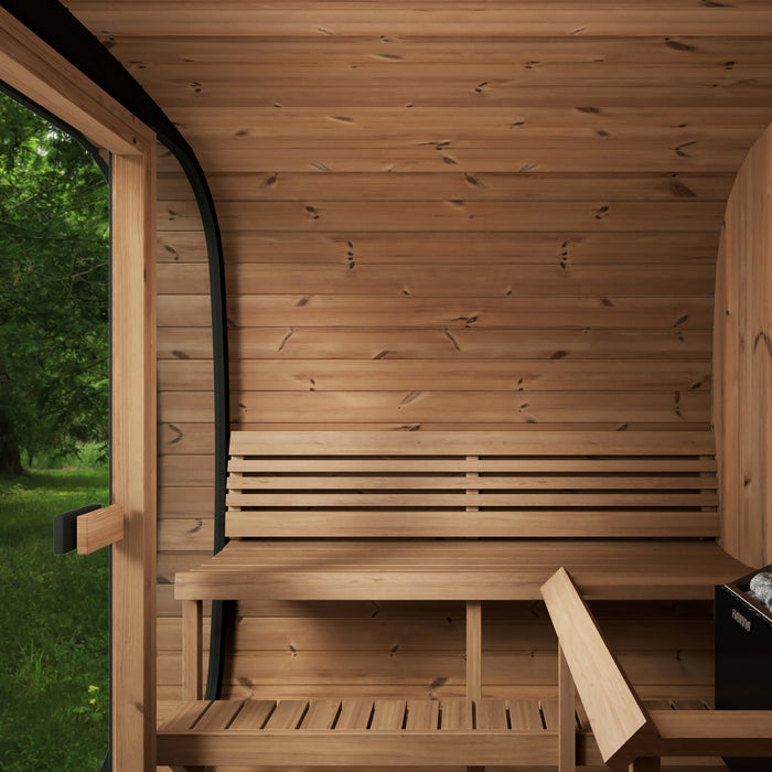 SaunaLife Model CL7G Cube Series Outdoor Home Sauna