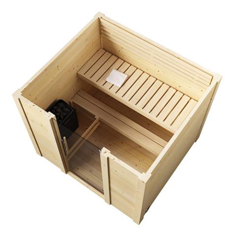 SaunaLife Model G2 Outdoor Home Sauna Kit