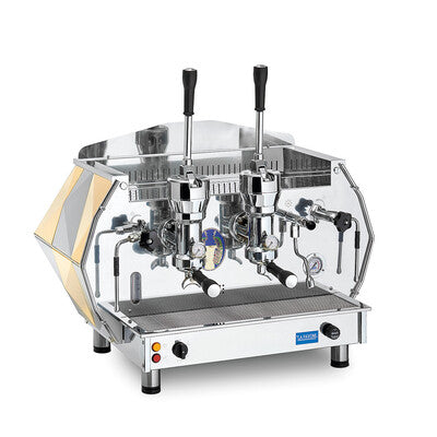 La Pavoni Diamante 2 Group Lever Espresso Machine | DIA 2L-Gold