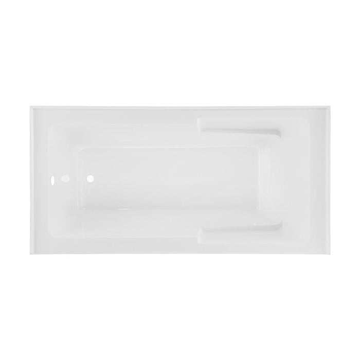 Swiss Madison Voltaire 72" x 36" Left-Hand Drain Alcove Bathtub with Apron and Armrest | SM-AB556