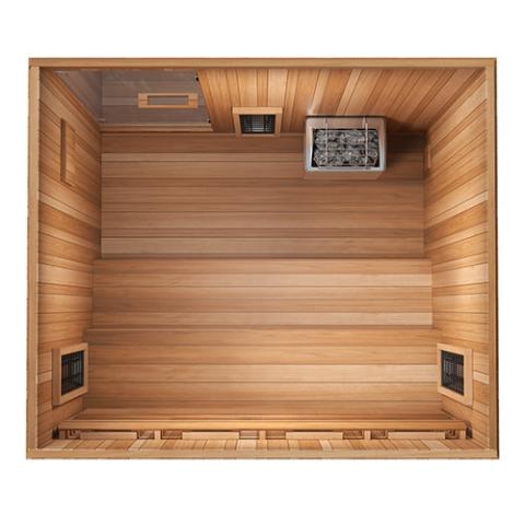 Finnmark FD-5 Trinity XL Infrared & Steam Sauna Combo | FD-KN005