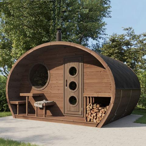 SaunaLife Model G11 Outdoor Home Sauna